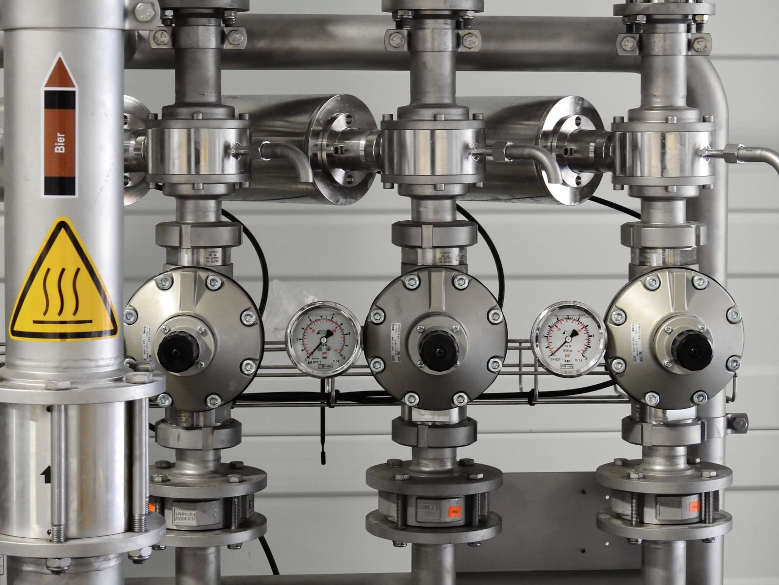 Válvulas planta de tratamiento de agua automatización